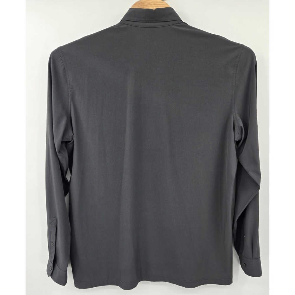 Eddie Bauer Shirt Men's TXL Travex Gray Long Sleeve Button Up Outdoor Hiking - Picture 3 of 9